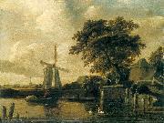 Windmill at the Riverside Meindert Hobbema